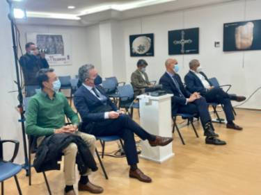 Imagen del acto en el Club de Prensa